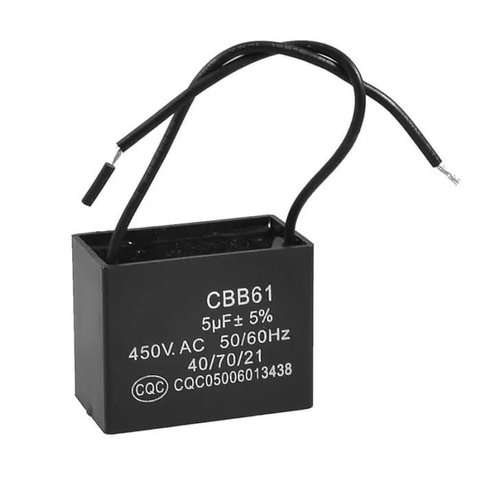 Condensateur CBB61 pour Ventilateur
