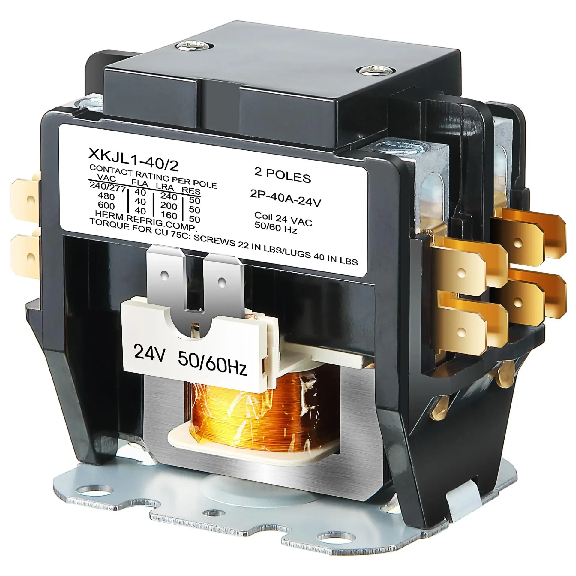 Contacteur électromagnétique pour climatiseur