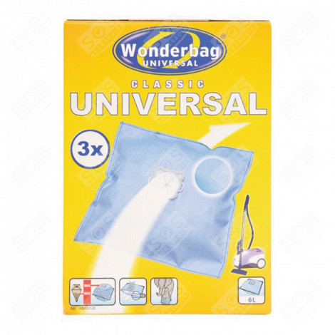 Boite de 3 sacs WONDERBAGS uni