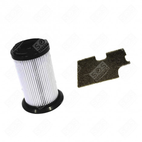 Filtre cylindre Hepa F134 + 1 filtre mousse d'origine