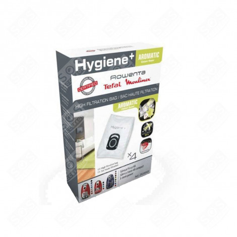 Boite de 4 Sacs hygiene+ aromatic fleur