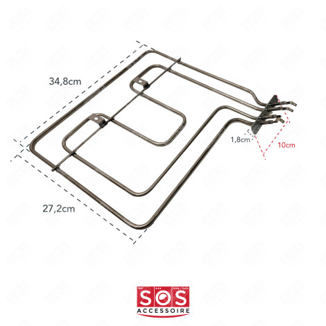 Résistance de voute/grill 1100W + 1100W