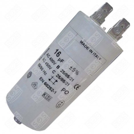 Condensateur 16mF 450V universel